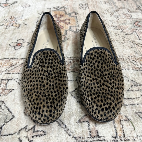 Stubbs And Wootton Loafers Slippers Shoes Velvet Size 9 - Picture 2 of 8